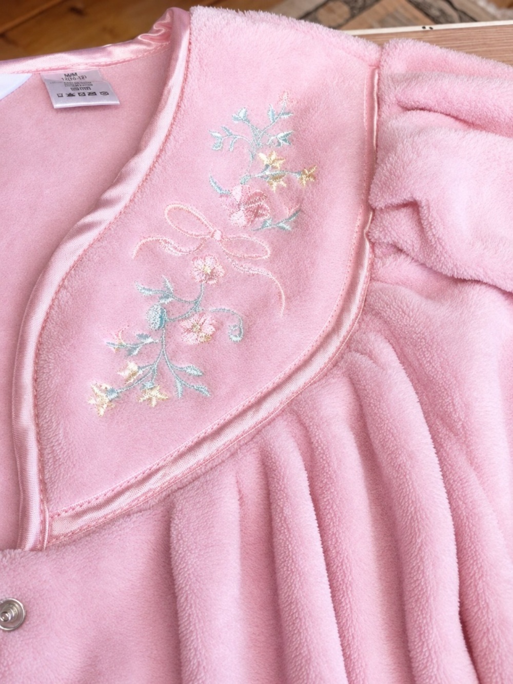 Fleece Bed Jacket - Picture 9 of 9